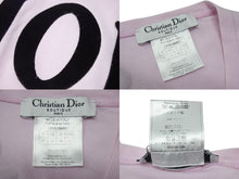 画像をギャラリービューアに読み込む, 極美品 CHRISTIAN DIOR クリスチャンディオール J'ADORE Vネック 半袖Tシャツ ロゴ 3H16155400 コットン ピンク サイズ40 中古 4b001999