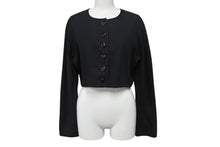 画像をギャラリービューアに読み込む, 極美品 CHRISTIAN DIOR クリスチャンディオール MissDior ミスディオール ジャケット NE2Q04100 ブラック ブラウン サイズM 中古 4b002008