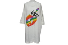 画像をギャラリービューアに読み込む, READY MADE レディメイド ピース 半袖Ｔシャツ RECOWH0000274 サイズXXL コットン 日本製 used加工 ホワイト 美品 中古 4b002014