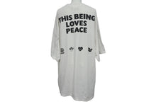 画像をギャラリービューアに読み込む, READY MADE レディメイド ピース 半袖Ｔシャツ RECOWH0000274 サイズXXL コットン 日本製 used加工 ホワイト 美品 中古 4b002014