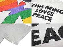 画像をギャラリービューアに読み込む, READY MADE レディメイド ピース 半袖Ｔシャツ RECOWH0000274 サイズXXL コットン 日本製 used加工 ホワイト 美品 中古 4b002014