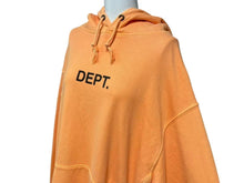画像をギャラリービューアに読み込む, gallerydept ギャラリー デプト ロゴプルオーバーパーカー コットン センターロゴ バックロゴ サイズXL オレンジ 良品 中古 4b002019