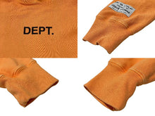 画像をギャラリービューアに読み込む, gallerydept ギャラリー デプト ロゴプルオーバーパーカー コットン センターロゴ バックロゴ サイズXL オレンジ 良品 中古 4b002019