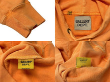 画像をギャラリービューアに読み込む, gallerydept ギャラリー デプト ロゴプルオーバーパーカー コットン センターロゴ バックロゴ サイズXL オレンジ 良品 中古 4b002019