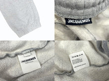 画像をギャラリービューアに読み込む, 極美品 JACQUEMUS ジャックムス LE JOGGING スウェットパンツ ジョガーパンツ サイズS ロゴプリント グレー 中古 4b002020