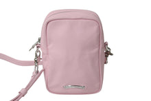 画像をギャラリービューアに読み込む, 新品未使用 CHROME HEARTS クロムハーツ TAKA MINI ショルダーバッグ セメタリー クロスパッチ レザー ピンク 中古 4b002041