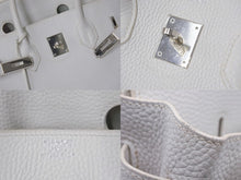 Load image into Gallery viewer, 極美品 HERMES エルメス BIRKIN バーキン35 ホワイト シルバー金具 トリヨンクレマンス ハンドバッグ □K刻印 中古 4b002042