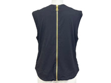 Load image into Gallery viewer, BALMAIN x H&amp;M バルマン Rope Embellishment Top Braided Blouse 101255 ブラウス サイズ 36 6 Black Gold 美品 中古 4b002051