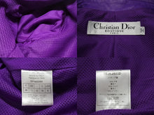 画像をギャラリービューアに読み込む, Christian Dior クリスチャンディオール ライダースジャケット 7P14022980 パープル レザー サイズ38 美品 中古 4b002056