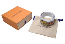 画像をギャラリービューアに読み込む, 新品未使用 LOUIS VUITTON ルイヴィトン ベルト × NIGO ベルト タイガー M0486 ロゴ ホワイト レッド 中古 4b002065