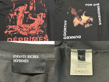 Load image into Gallery viewer, ENFANTS RICHES DÉPRIMÉS ERD アンファンリッシュデプリメ Dorothy Dunked 半袖Ｔシャツ コットン サイズL 美品 中古 4b002068