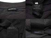 画像をギャラリービューアに読み込む, BALENCIAGA バレンシアガ スピードハンターズプリント 半袖Ｔシャツ 541877 TCV38 コットン ブラック サイズS 良品 中古 4b002069