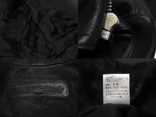 画像をギャラリービューアに読み込む, 美品 CHROME HEARTS クロムハーツ レディース ラウンドカラー レザージャケット ダガー ブルゾン ブラック 黒 サイズ XS 中古 4b002073