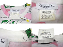 画像をギャラリービューアに読み込む, Christian Dior クリスチャンディオール ガリアーノ期 総柄 Tシャツ カットソー サドル 1E12055214 レディース ホワイト マルチカラー サイズ US 6 中古 4b002082