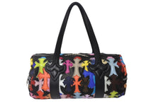 画像をギャラリービューアに読み込む, 新品同様 CHROME HEARTS クロムハーツ セメタリー クロスパッチ ボストンバッグ ミニボストン シルバー925 ブラック マルチカラー 中古 4b002088