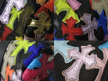 画像をギャラリービューアに読み込む, 新品同様 CHROME HEARTS クロムハーツ セメタリー クロスパッチ ボストンバッグ ミニボストン シルバー925 ブラック マルチカラー 中古 4b002088