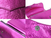 画像をギャラリービューアに読み込む, 新品同様 CHROME HEARTS クロムハーツ ハンドバッグ メタリック リミテッド ダガージップ CHクロス ピンク 中古 4b002089