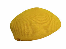 Load image into Gallery viewer, 新品未使用 KAPITAL キャピタル ABACA マニラ麻 リネン ベレー帽 ハット 帽子 K1904XH537 サイズFREE イエロー 中古 4b002091