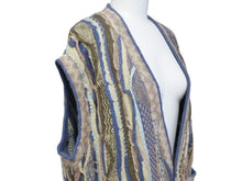 Load image into Gallery viewer, 新品未使用 KAPITAL キャピタル ベスト 7G ニット GAUDY DAD K2504KN813 サイズ3 コットン ブルー 中古 4c073540