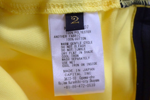 Brand new, unused KAPITAL smooth jersey. TH.D.D.  Buggy Track Pants, Light Yellow, K2503LP107, Yellow, Size 2 (M), Used, 4b002097