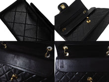 Load image into Gallery viewer, 極美品 CHANEL シャネル マトラッセ23 Wフラップ Wチェーンショルダーバッグ 1番台 ラムスキン ココマーク ブラック ゴールド金具 中古 4b002103