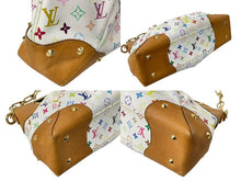 Load image into Gallery viewer, LOUIS VUITTON ルイヴィトン ジュディGM ワンショルダーバッグ M40253 モノグラム マルチカラー 村上隆 ホワイト 美品 中古 4b002108