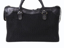 画像をギャラリービューアに読み込む, BALENCIAGA バレンシアガ クラシック シティ ハンドバッグ 2WAY 528147 メッシュ レザー ブラック シルバー金具 良品 中古 4b002112