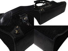 画像をギャラリービューアに読み込む, BALENCIAGA バレンシアガ クラシック シティ ハンドバッグ 2WAY 528147 メッシュ レザー ブラック シルバー金具 良品 中古 4b002112