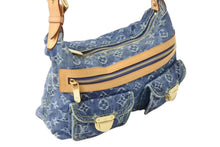 Load image into Gallery viewer, LOUIS VUITTON ルイヴィトン ショルダーバッグ ワンショルダー モノグラムデニムバギーPM M95049 インディゴブルー 美品 中古 4b002115