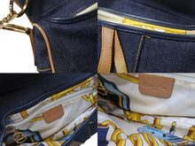 画像をギャラリービューアに読み込む, 極美品 Christian Dior クリスチャンディオール サドルバッグ ワンショルダーバッグ RU 0010 デニム ネイビー ゴールド金具 中古 4b002117