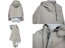 画像をギャラリービューアに読み込む, PRADA プラダ 2010年製 ラッピングストラップ ショートレングスコート 88721J ベージュ サイズS 美品 中古 4b002154