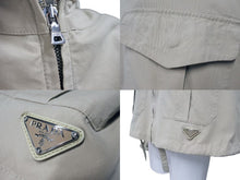 画像をギャラリービューアに読み込む, PRADA プラダ 2010年製 ラッピングストラップ ショートレングスコート 88721J ベージュ サイズS 美品 中古 4b002154