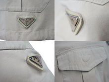 画像をギャラリービューアに読み込む, PRADA プラダ 2010年製 ラッピングストラップ ショートレングスコート 88721J ベージュ サイズS 美品 中古 4b002154
