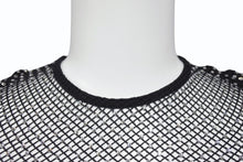 画像をギャラリービューアに読み込む, 極美品 BALENCIAGA バレンシアガ 23FW クリスタル メッシュ ミニドレス 748657 3D2B4 ブラック サイズS 中古 4b002156