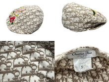画像をギャラリービューアに読み込む, CHRISTIAN DIOR クリスチャンディオール baby Dior トロッター柄 花柄刺繍 ジャケット スカート ハット 3点セット ベージュ サイズ3A 美品 中古 4b002158