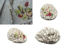 画像をギャラリービューアに読み込む, CHRISTIAN DIOR クリスチャンディオール baby Dior トロッター柄 花柄刺繍 ジャケット スカート ハット 3点セット ベージュ サイズ3A 美品 中古 4b002158