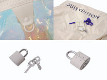 画像をギャラリービューアに読み込む, 新品同様 LOUIS VUITTON ルイヴィトン キーポル バンドリエール50 ボストンバッグ M53271 PVC プリズム ビニール マルチカラー 中古 4b002162
