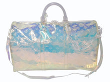 画像をギャラリービューアに読み込む, 新品同様 LOUIS VUITTON ルイヴィトン キーポル バンドリエール50 ボストンバッグ M53271 PVC プリズム ビニール マルチカラー 中古 4b002162