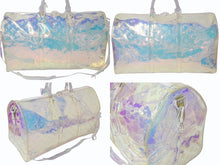 画像をギャラリービューアに読み込む, 新品同様 LOUIS VUITTON ルイヴィトン キーポル バンドリエール50 ボストンバッグ M53271 PVC プリズム ビニール マルチカラー 中古 4b002162