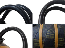 画像をギャラリービューアに読み込む, LOUIS VUITTON ルイヴィトン NIGO キーポールバンドリエール50 ボストンバッグ N40360 ブラウン ダミエグラフィット サイズ50 美品 中古 4b002163