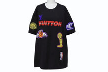 画像をギャラリービューアに読み込む, 新品未使用 LOUISVUITTON ルイヴィトン NBA ヴァージル半袖Ｔシャツ RM212M DT3 HLY21W コットン ブラック サイズL 中古 4b002172