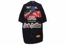 画像をギャラリービューアに読み込む, 新品未使用 LOUISVUITTON ルイヴィトン NBA ヴァージル半袖Ｔシャツ RM212M DT3 HLY21W コットン ブラック サイズL 中古 4b002172