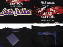 画像をギャラリービューアに読み込む, 新品未使用 LOUISVUITTON ルイヴィトン NBA ヴァージル半袖Ｔシャツ RM212M DT3 HLY21W コットン ブラック サイズL 中古 4b002172