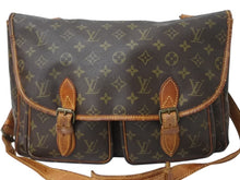 画像をギャラリービューアに読み込む, LOUIS VUITTON ルイ ヴィトン ジベシエールGM ショルダーバッグ モノグラムキャンバス ブラウン ゴールド金具 美品 中古 4b002177