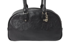 画像をギャラリービューアに読み込む, CHROME HEARTS クロムハーツ 新型 スモール ジムバッグ セメタリークロスパッチ ボストンバッグ CHチャーム ブラック 美品 中古 4b002198
