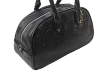 画像をギャラリービューアに読み込む, CHROME HEARTS クロムハーツ 新型 スモール ジムバッグ セメタリークロスパッチ ボストンバッグ CHチャーム ブラック 美品 中古 4b002198