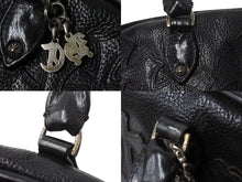 画像をギャラリービューアに読み込む, CHROME HEARTS クロムハーツ 新型 スモール ジムバッグ セメタリークロスパッチ ボストンバッグ CHチャーム ブラック 美品 中古 4b002198