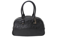 画像をギャラリービューアに読み込む, CHROME HEARTS クロムハーツ 新型 スモール ジムバッグ セメタリークロスパッチ ボストンバッグ CHチャーム ブラック 美品 中古 4b002199