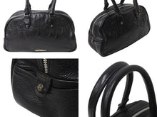 画像をギャラリービューアに読み込む, CHROME HEARTS クロムハーツ 新型 スモール ジムバッグ セメタリークロスパッチ ボストンバッグ CHチャーム ブラック 美品 中古 4b002199