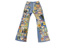 Load image into Gallery viewer, 新品未使用 KAPITAL キャピタル 23AW Rat Flare Jeans ワッペンデニムパンツ パッチ K2304LP145 Indigo インディゴ サイズ 32 中古 4b002203